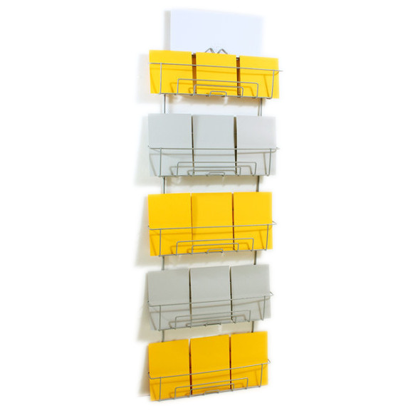 GREETING CARD DISPLAY SLATWALL FOR MIXED SIZES MaxShelf