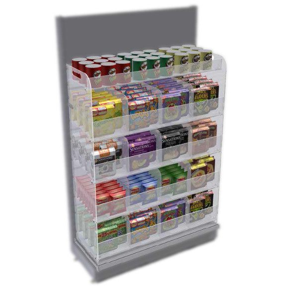 Acrylic Crisp and Snack Base Unit MaxShelf