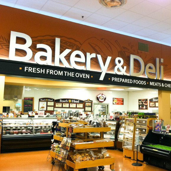 3D Foam Product Sign "Bread & Bakery" | MaxShelf