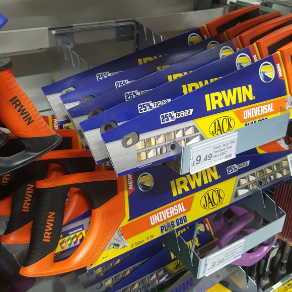 HAND SAW DISPLAY HOLDER (2 PACK) MaxShelf