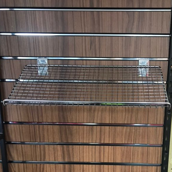 SLATWALL WIRE SHELF WITH SLOPE MaxShelf