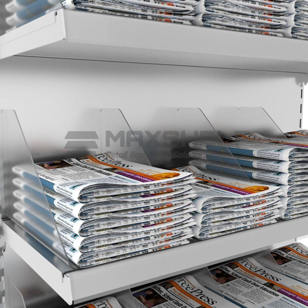 OVAL SHELF DIVIDER L185-485X120 SNAP OFF BREAKABLE - Max Shelf - Retail ...