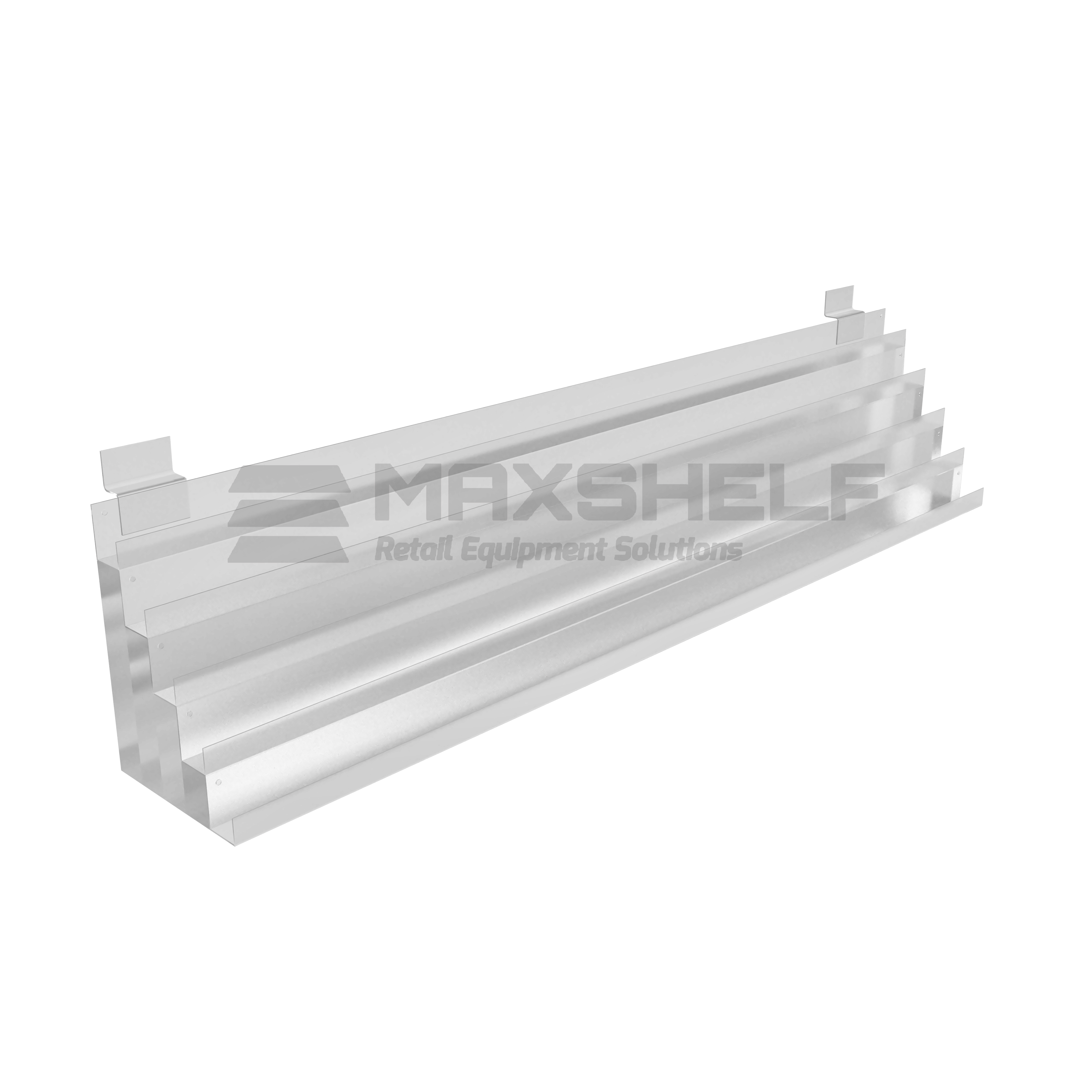 100cm Acrylic Card Rack 5 Tier Slatwall Max Shelf Retail Equipment