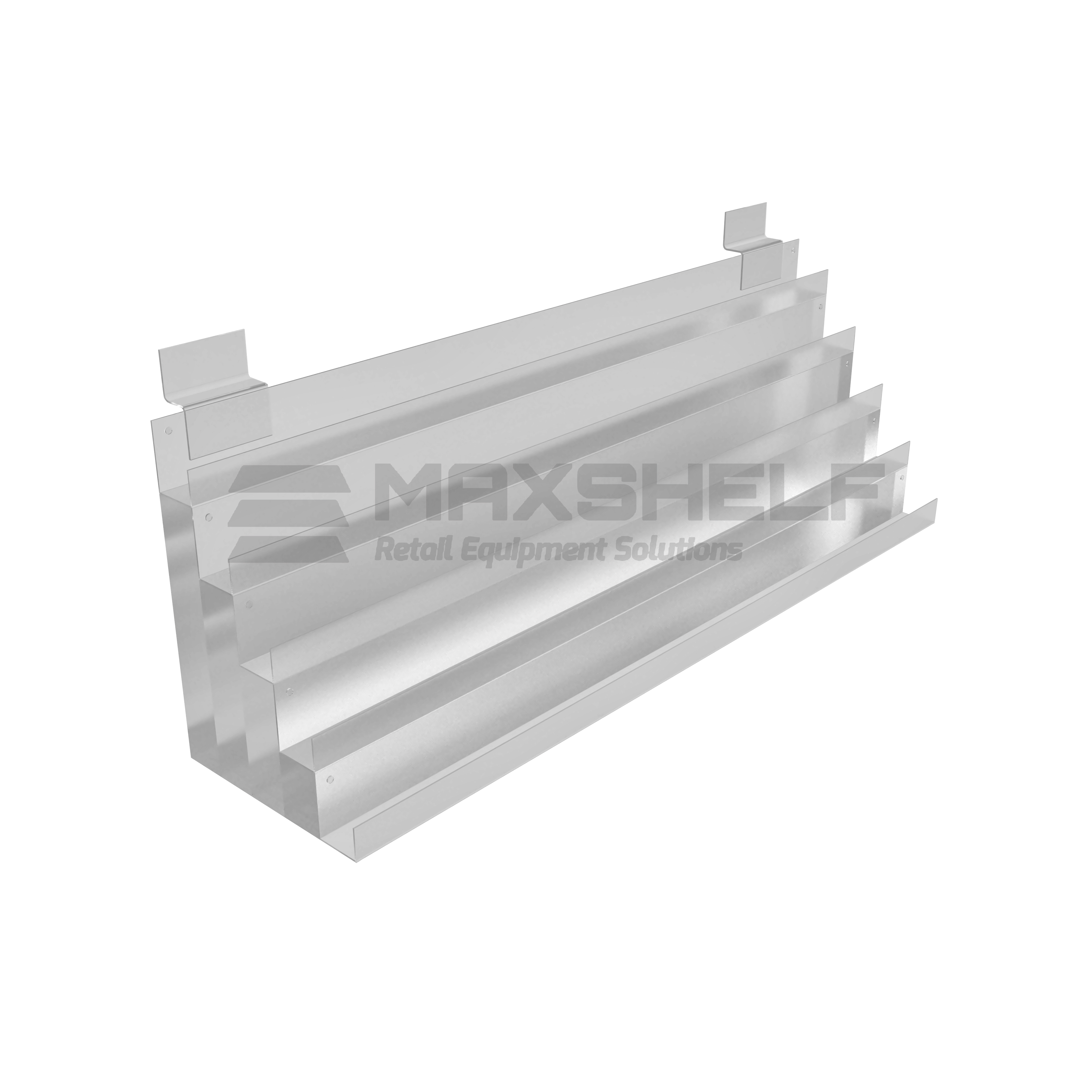 600mm ACRYLIC CARD RACK 5 TIER SLATWALL - Maxshelf - Retail Equipment ...