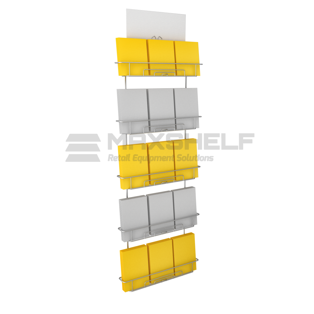 GREETING CARD DISPLAY SLATWALL FOR MIXED SIZES - Maxshelf - Retail ...