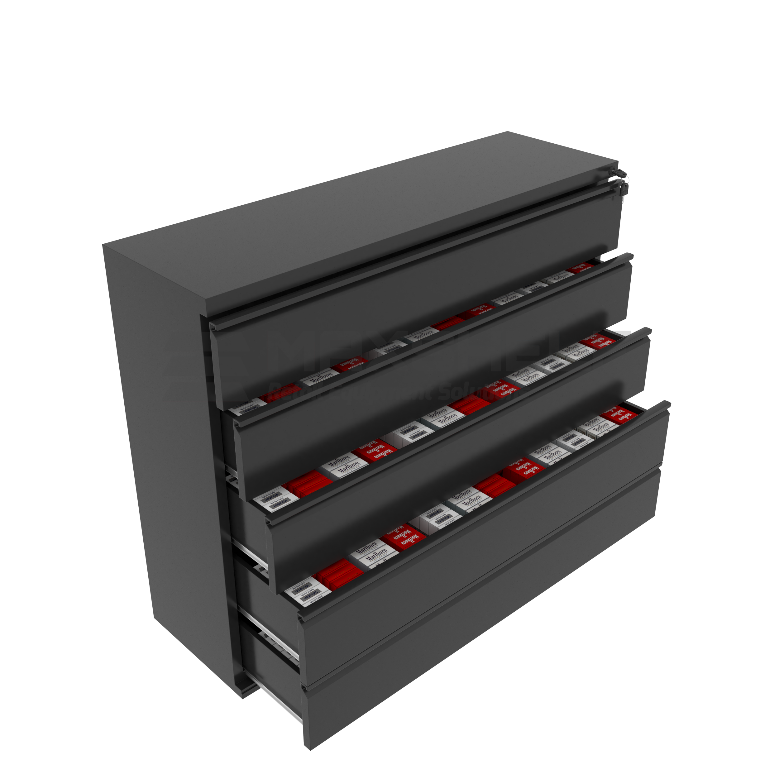 Cigarette +Pusher Max Shelf Retail Equipment Solutions