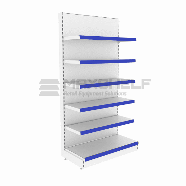 Wall Shelving Bay 1.8m High with Base Shelf