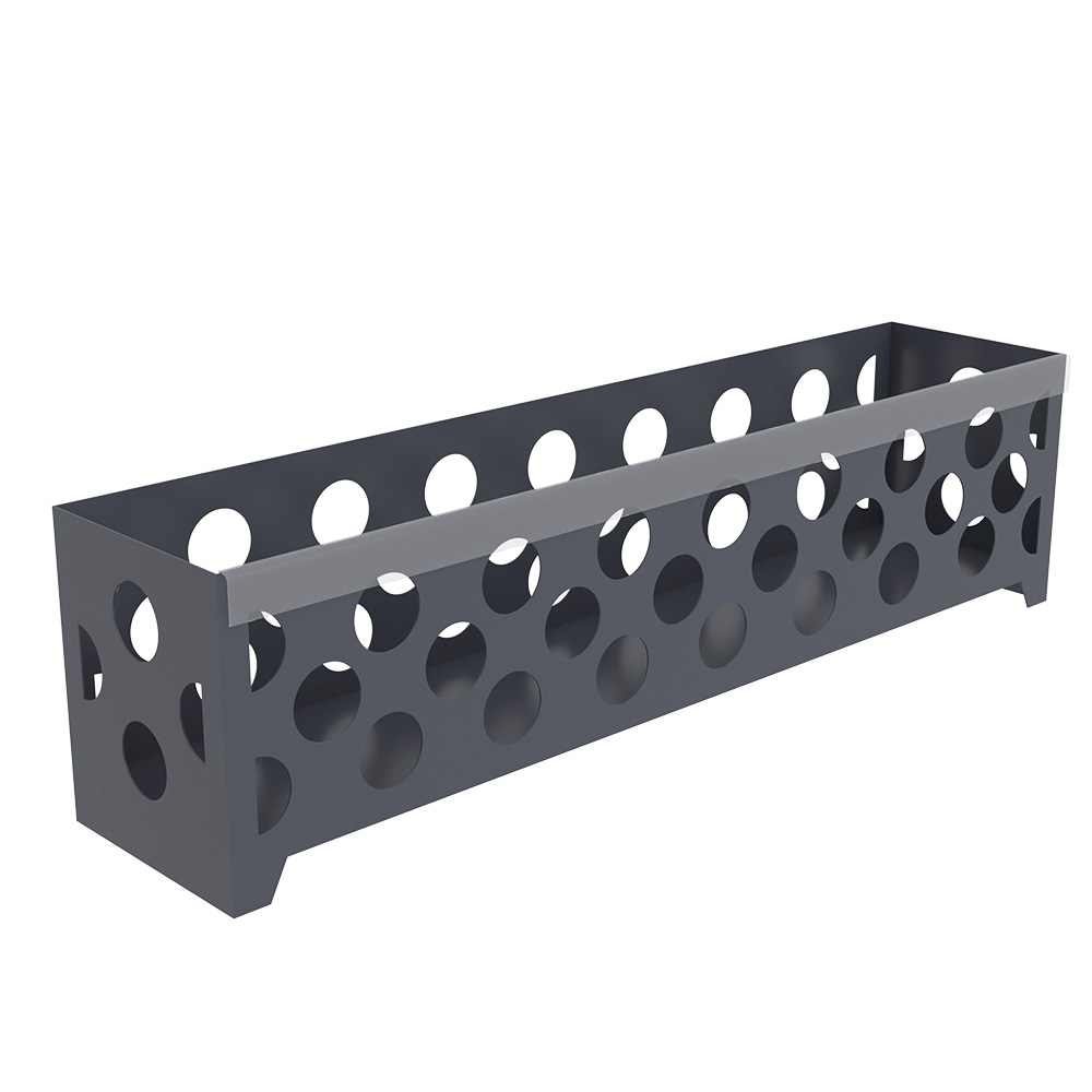 CRISP DISPLAY LOW LEVEL WITH HOLES - Maxshelf - Retail Equipment Solutions